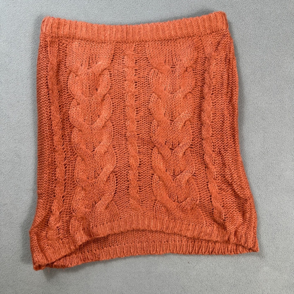 Lavender Moon Cable Knit Mini Skirt S Sweater Fall Winter Rust Cable Pull On